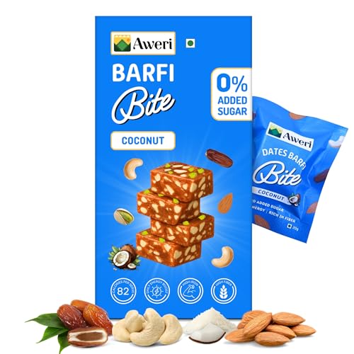 Best Indian Sweets to Make for Festive Guests 18 Aweri Coconut Dates Barfi Bites | No Added Sugar Dry Fruit Sweet ...