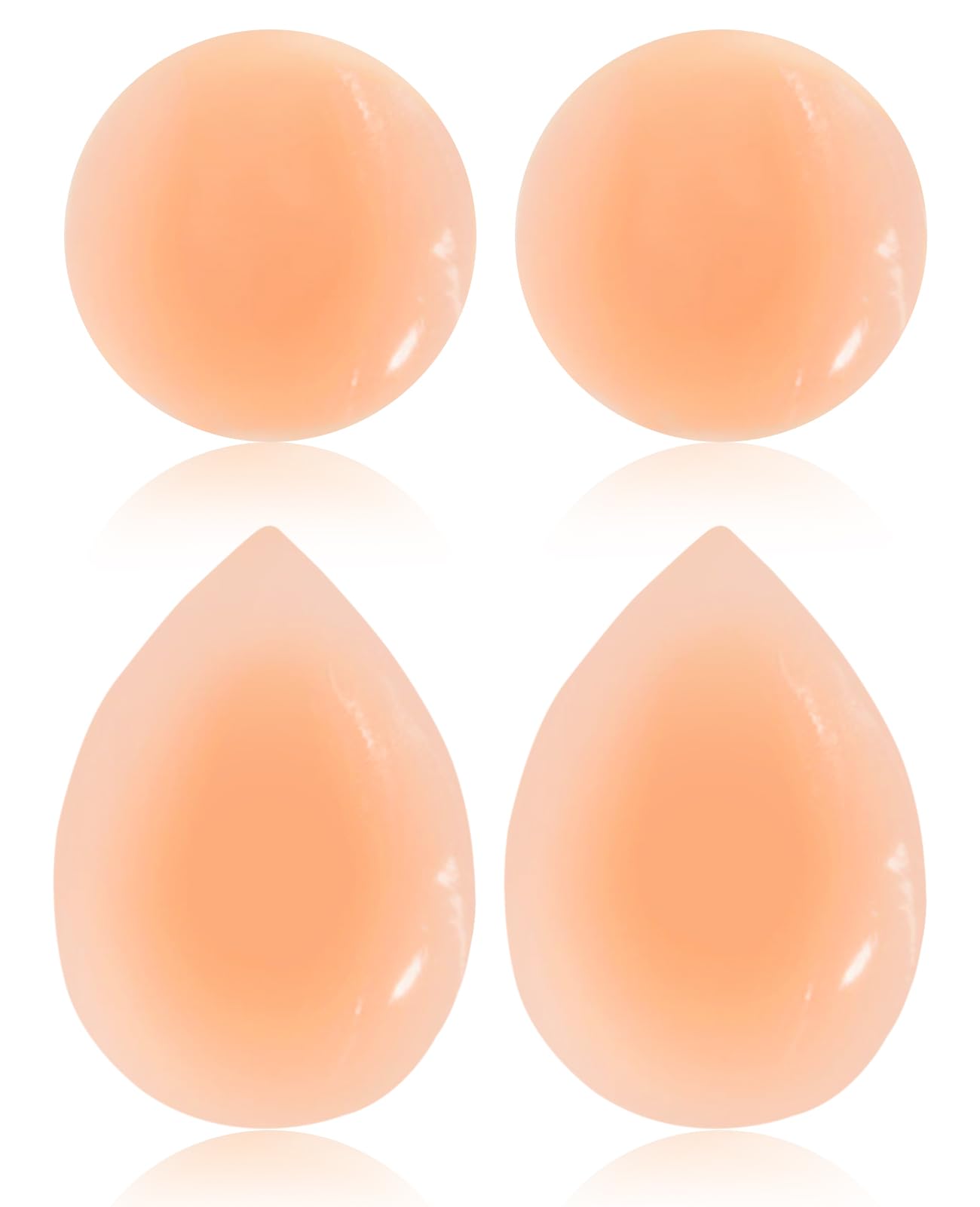 Silicone Butt Pads for Women Self Adhesive Reusable Crossdresser Underwear 4 Pack-image-15