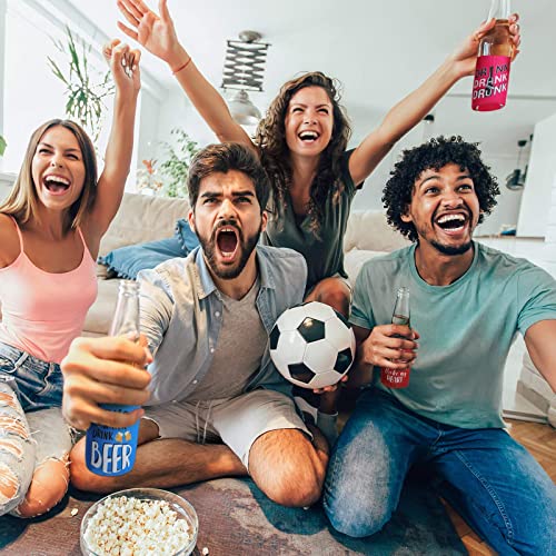 Beer Can Sleeves Beer Can Coolers Funny Quotes Neoprene Drink Cooler Sleeves For Cans And Bottles (4.9 X 3.7 Inch, 8) #TOP5