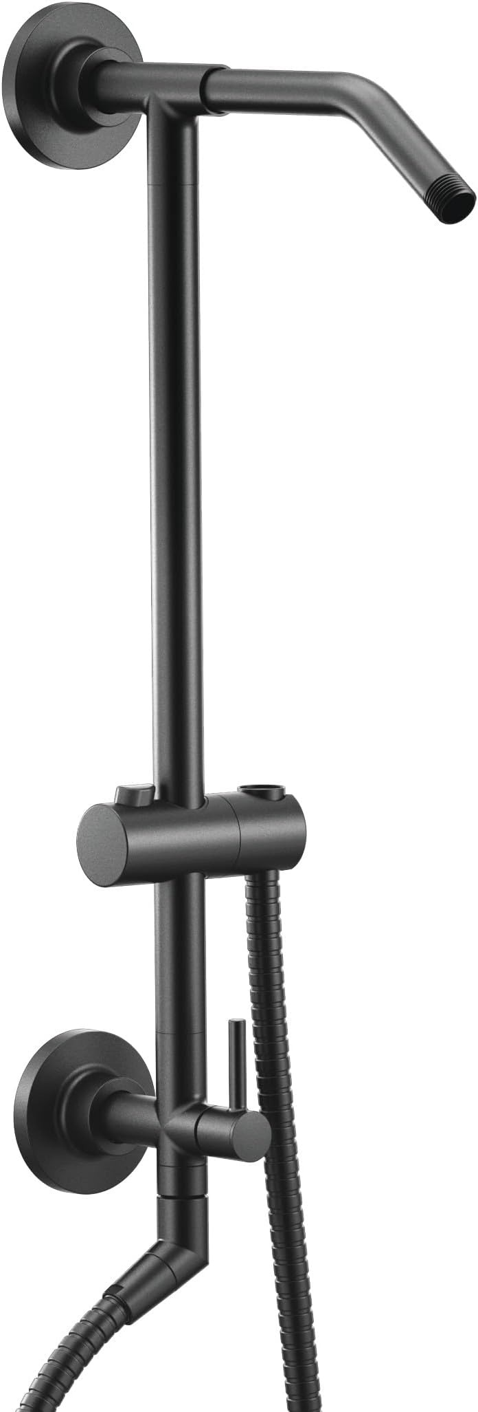 Moen Annex Matte Black Shower Slidebar and Shower Hose System Trim, Valve Required, TS3661NHBL