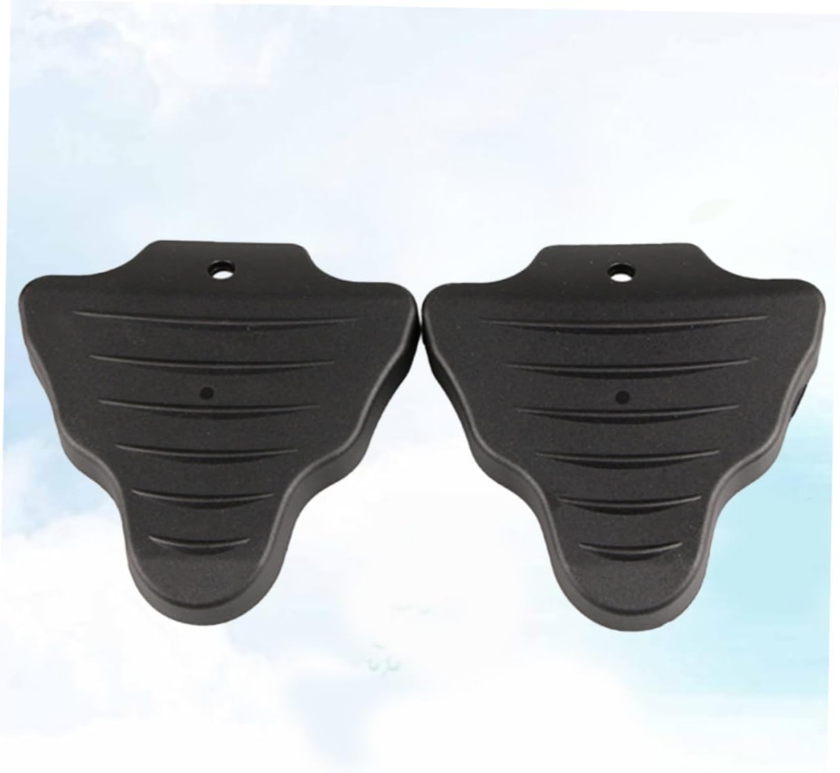 LIOOBO 1pair Self-Locking Pedal Cleat Protective Cover for Road Cycling Design Prevents Mud Buildup Skid Safety for Slippery Surfaces Compatible Fixed and Floating Cleats
