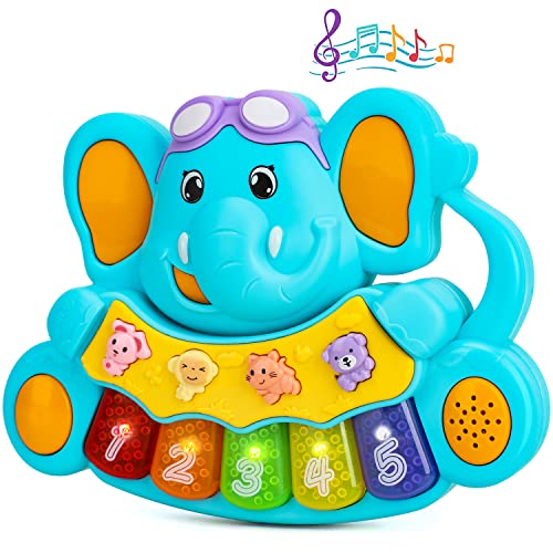 STEAM Life Baby Piano Toys 6 to 12 Months, Musical Toys for Baby 0 6 9 12 18 Months, Early Learning Educational Piano Keyboard Infant Toys for 1 Year Old Boys Girls Birthday Xmas Gifts