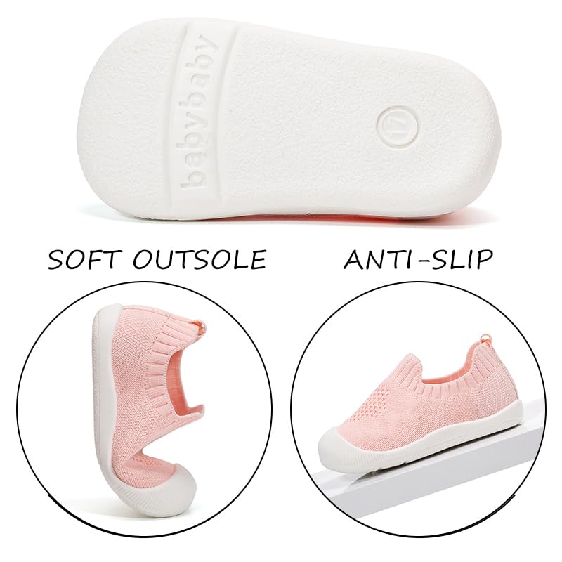 Baby Boys & Girls First Walking Shoes - Non-Slip, Breathable Infant Sneakers for 6-18 Months3