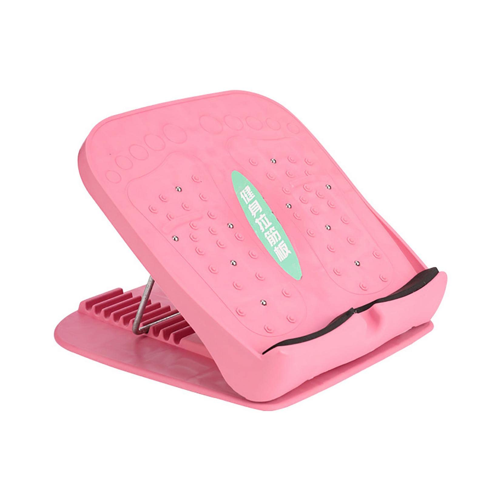 Gimocool Pink Yoga Wedge Board, Adjustable Calf Stretcher, Portable Calf Stretcher, Improve Lower Leg Strength, Stability, Knee Pad, Footrest Cushion, Home Gym Accessories