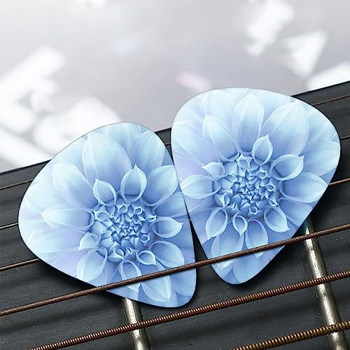 Lot de 12 médiators en forme de fleur de dahlia bleue pour guitare électrique et basse - Les Beatles, Paul McCartney, John Lennon, RIngo Starr, George Harrison Lot de 12 médiators en forme de fleur de dahlia bleue pour guitare électrique et basse – Image 8