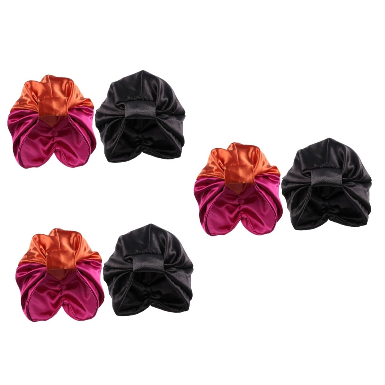 Healvian 6piezas Gorro De Sueño Doble Para Cuidado Del Cabello Para Mujeres y Cómodo