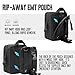 Molle Medical Pouch Rip Away, Tactical First Aid Pouches Empty, Molle Ifak Pouch, Duty Belt EMT Bag Only for Hiking Survival Camping Supplies (Black)
