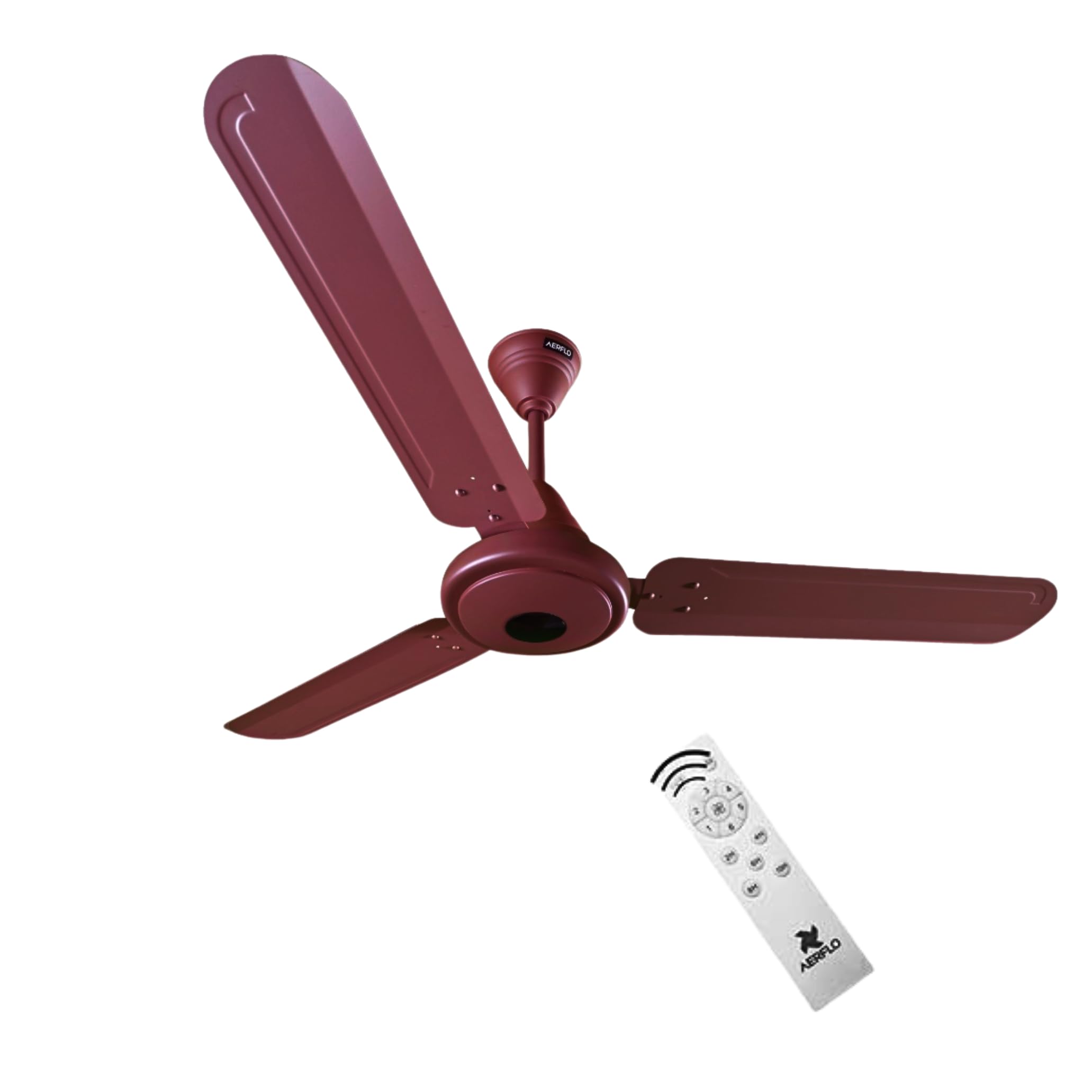 AERFLO EKO | 1200mm BLDC Ceiling Fan with Remote Control | Pure Metal Body | Aerodynamic Blade Design| High Air Delivery | Saves up to 60% on Electricity bills | 3 Years Warranty