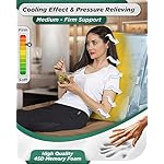 Lunix 5pcs Orthopedic Bed Wedge Pillow Set for Sleeping – Adjustable Post Surgery Back, Leg & Knee Support, Acid Reflux & GERD Relief, Memory Foam Head Pillows, with Hot/Cold Pack, Gray - Image 5