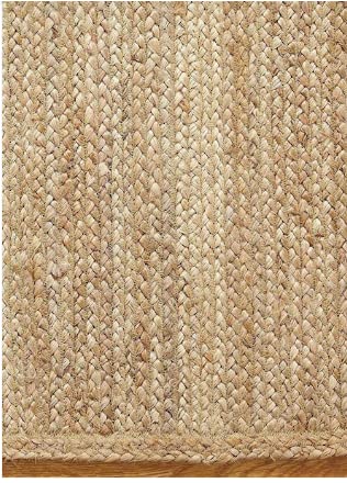 Beautiful Indian Handmade Braided Home Decor Pure Jute Area Rugs Floor Decor Rugs (Natural, 2' Round) #TOP4