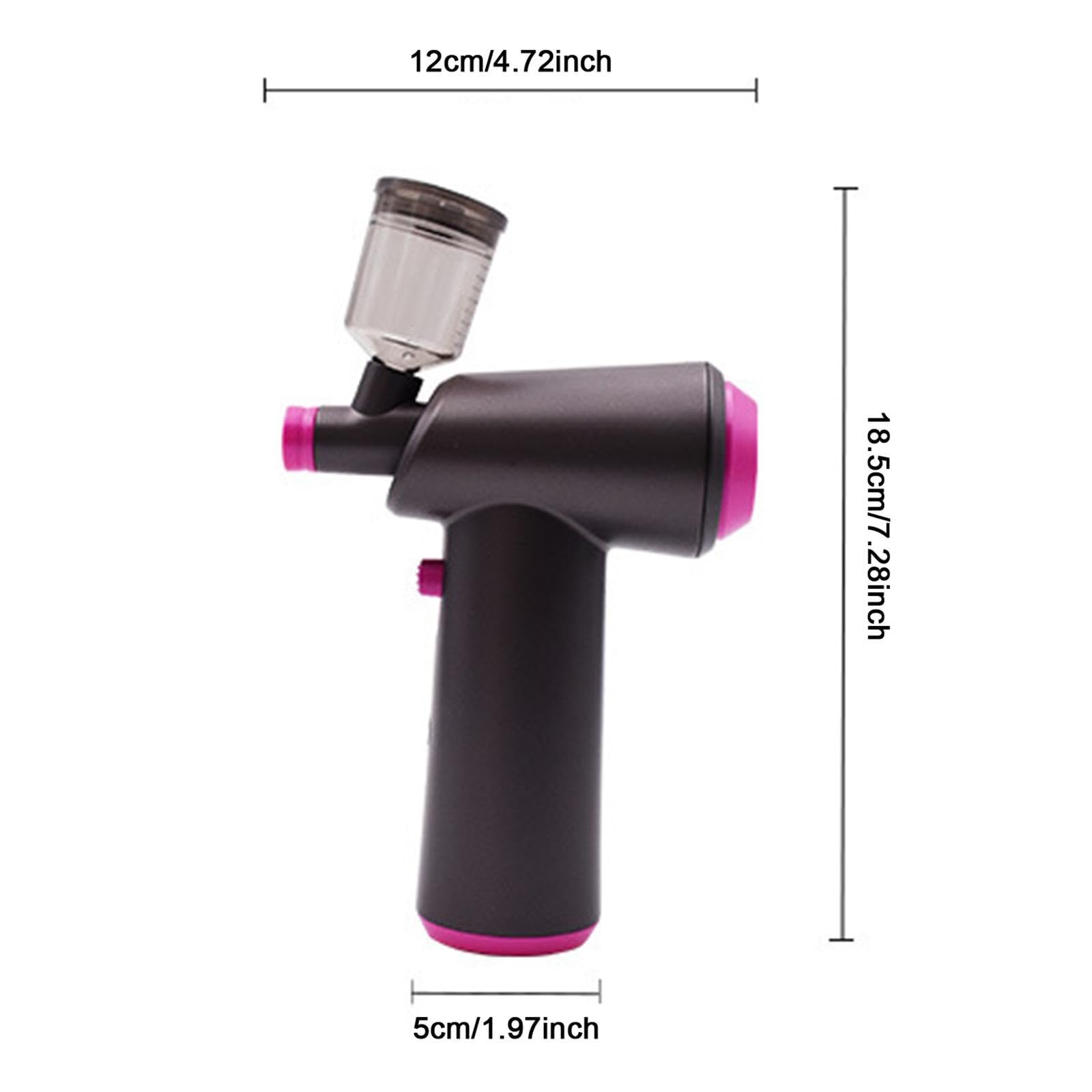 Spruzzatore Aerografo per Parrucchieri, Cura Dei Capelli E Decorazione di Torte, Grigio