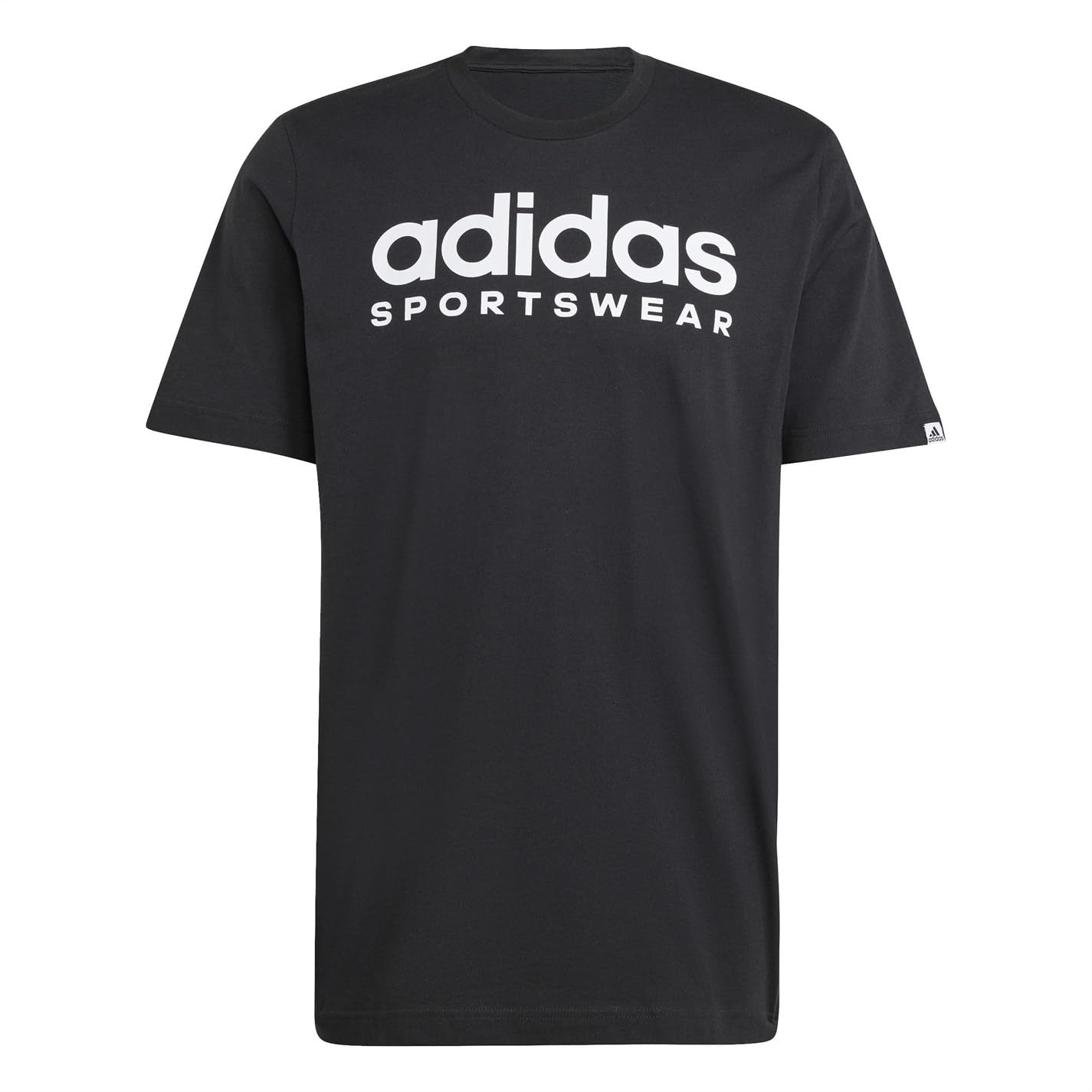 Adidas Men's Black Graphic Logo T-Shirt in Size L, Sports Direct