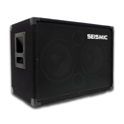 Seismic Audio - 210 Bass Guitar Speaker Cabinet PA DJ 400 Watts 2x10