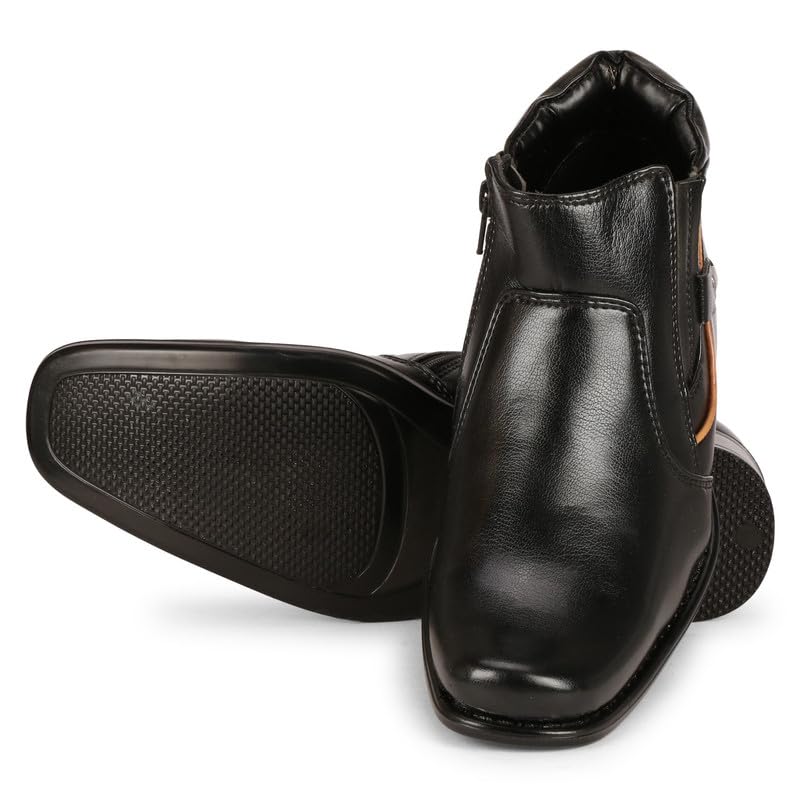 WENZEL Mens Zipper Closure Fashion Trend Classic Work Boots Black (B0CTF5BXDL) Amazon Price History, Amazon Price Tracker