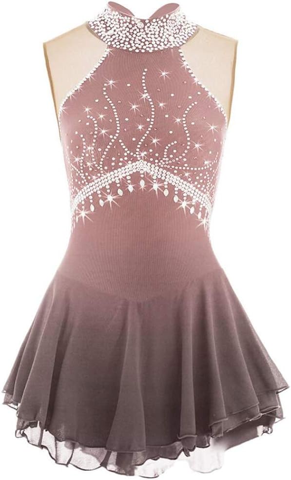 Figure Skating Dress for Competition Ice Skating Costume for Girls Outdoor Sports Clothes Gymnastics Leotards
