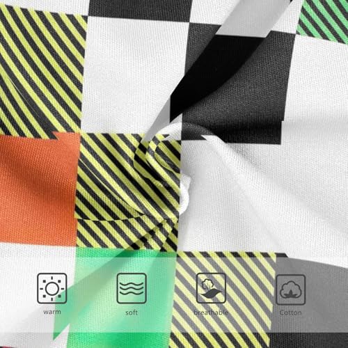 Black White Checkered Toddler Girl Undies, Kids Underwear, 2T–8 Years3