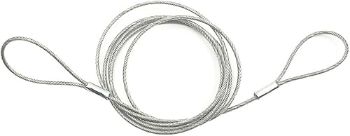 Miniatura 2 de Cable de seguridad de 48 pulgadas de largo, bloqueo de equipaje, cable de seguridad trenzado ligero de acero inoxidable por Ovener