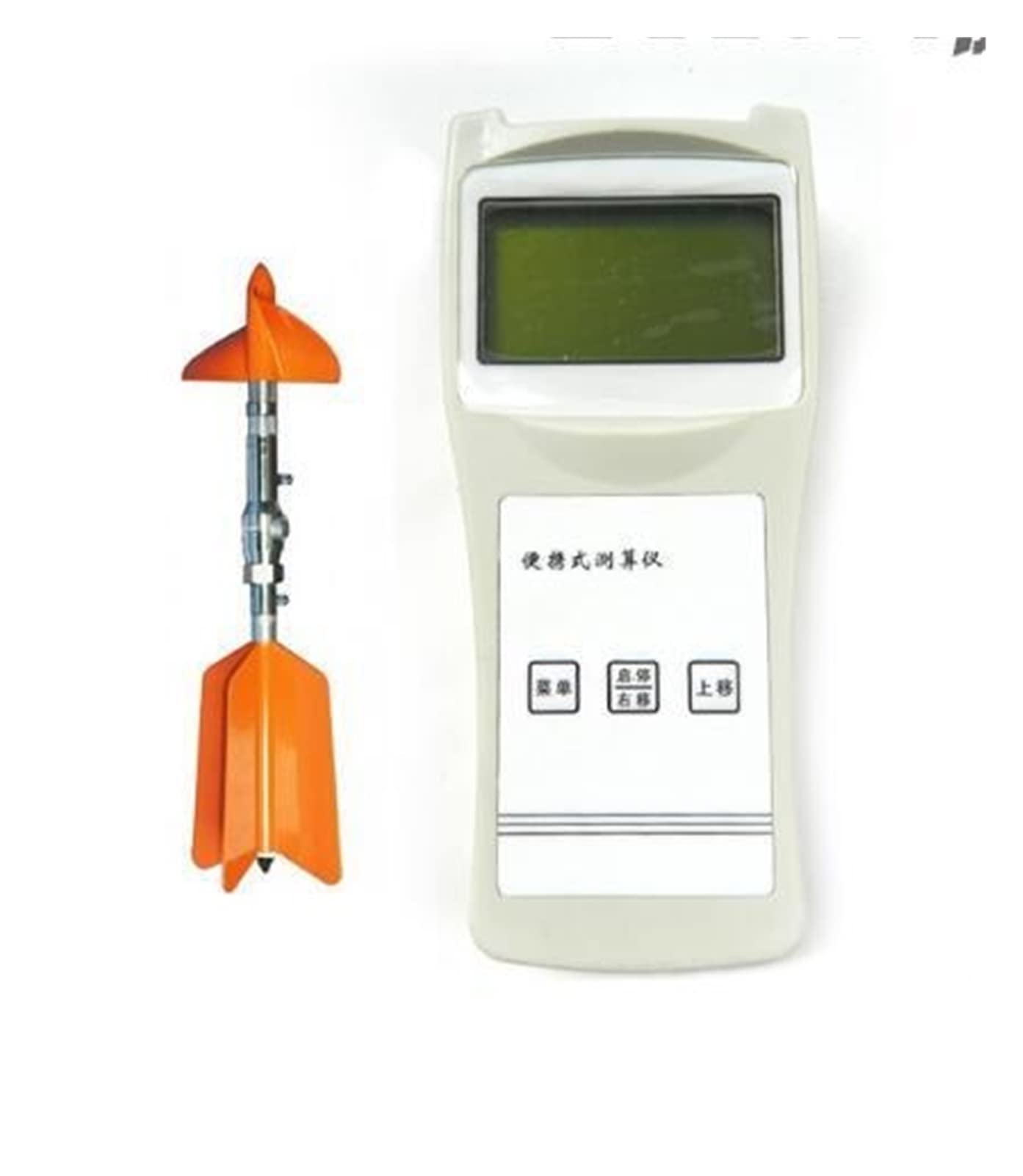 CUDTAPI Turbine Water Flowmeter LJ20A Liquid Flow Meter 0.03-10m/s/portable Velocity Meter Propeller High Velocity Meter