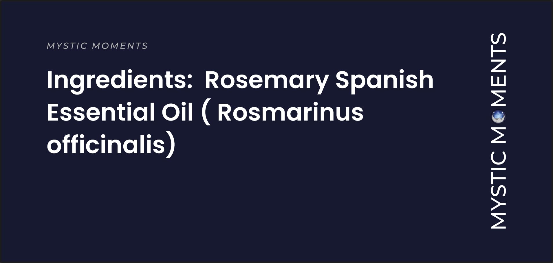 Mystic Moments | Huile essentielle de Romarin espagnol | 1Kg | Rosmarinus officinalis apporte aux diffuseurs, aux mélanges d'huiles et aux formulations parfumées un arôme frais et herbacé.
