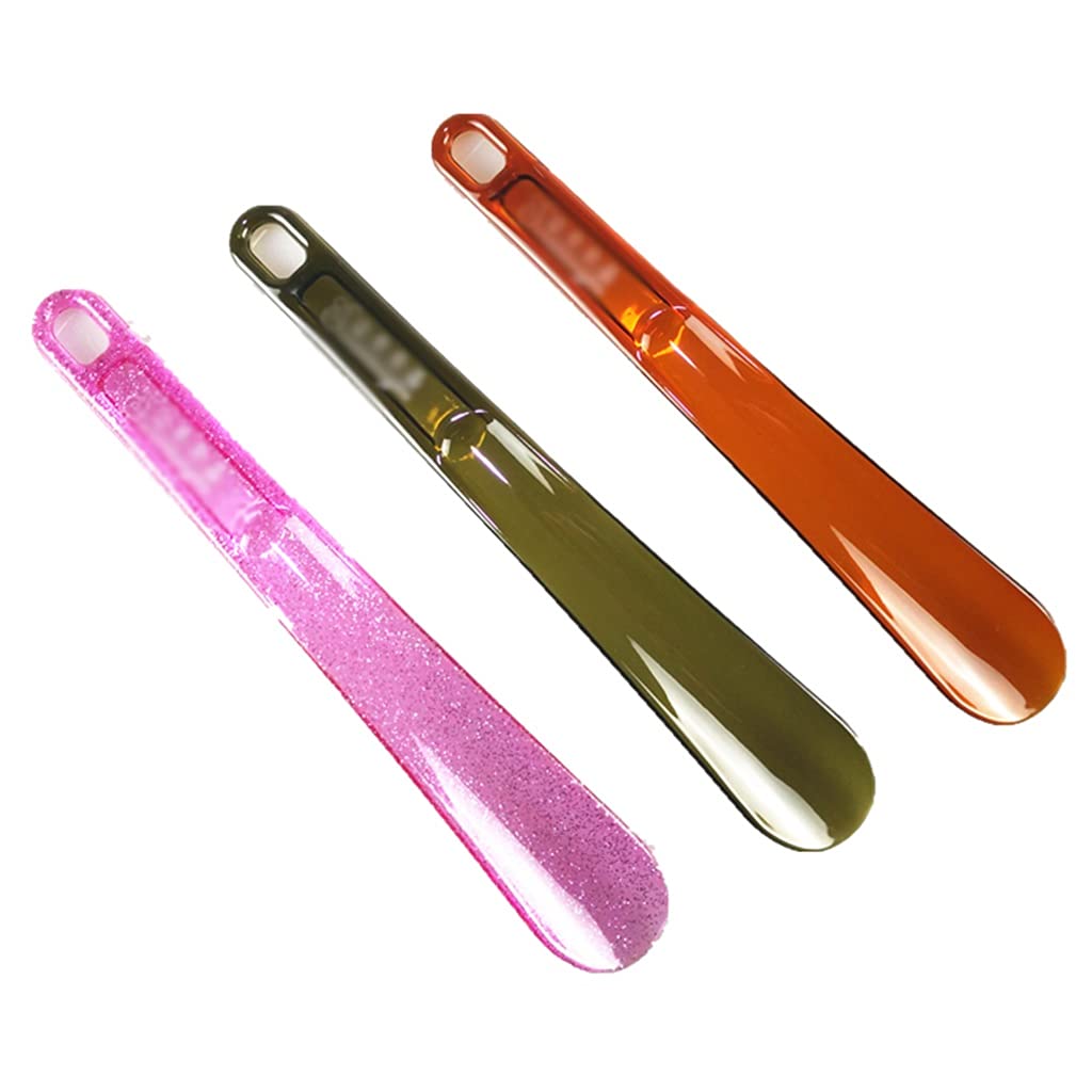 Calzador para mujer, para hotel, hogar, calzador, portador de zapatos de material duradero, diseño de agujero fácil de colgar cucharas para zapatos