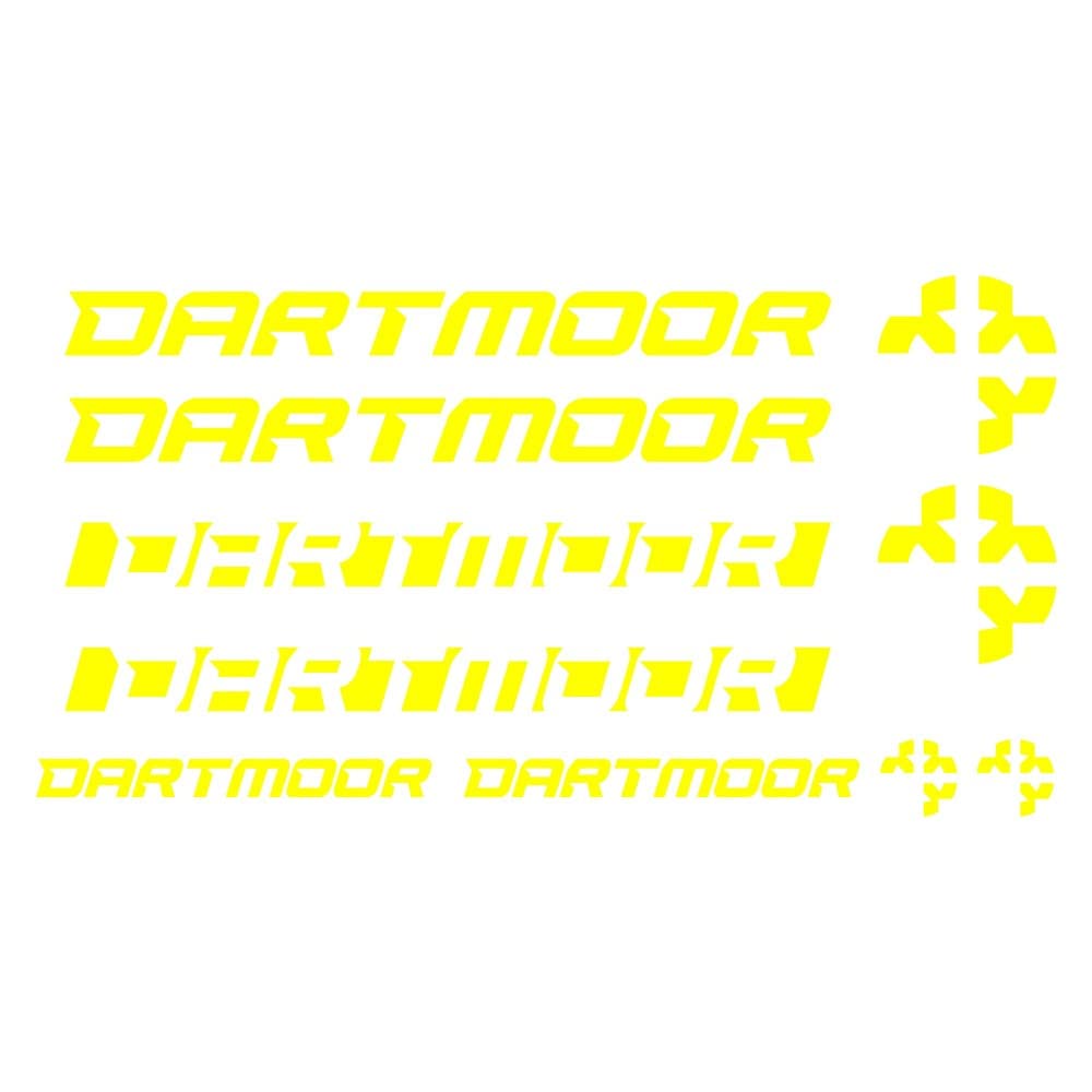 Kit d'autocollants Dartmoor stickers cadre de vélo personnalisation