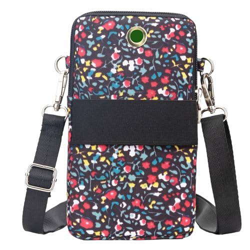 Image of JANKS Small Crossbody Bag for Women - Mini Phone Purses with Crossbody Strap and Wallet - Nylon Arm Bag