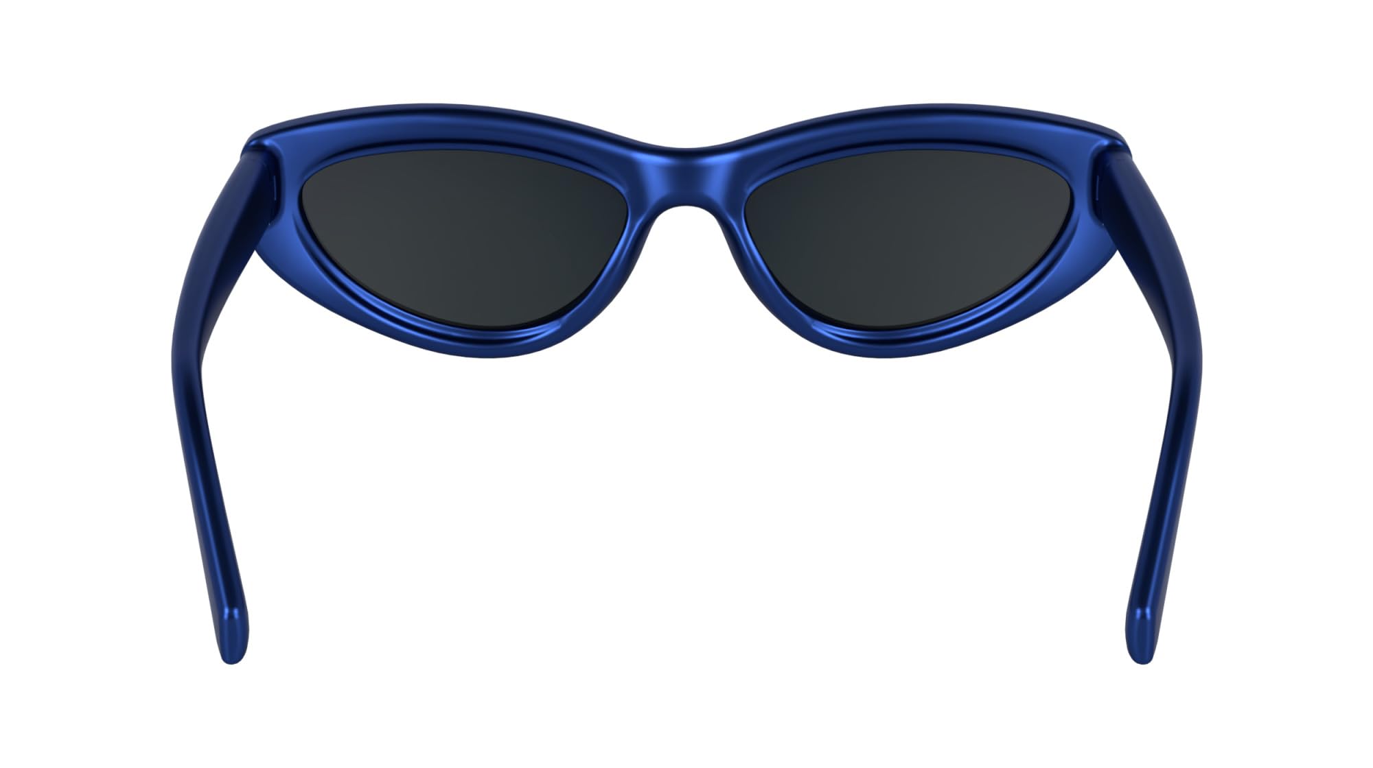 Calvin Klein Jeans Women's Sunglasses CKJ24624S - Blue Flash with Solid Base Grey Blue Mirror Lens