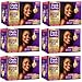K-Amakah No-Lye Relaxer Kit Super 6 pezzi – Set crema chimica attiva per raddrizzare i capelli, per uomo e donna immagine