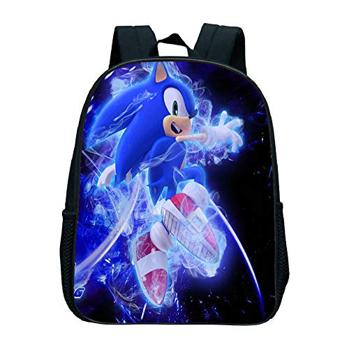 Sonic: Mochila infantil  27 x 12 35 cm