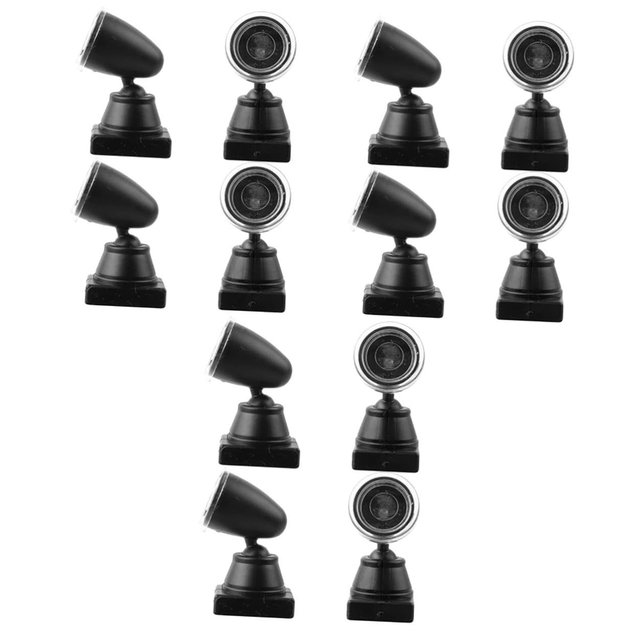 KONTONTY 3sets Train Layout Signal Light Model Doll House Decor Micro Landscape Lamp Miniature Signal Lamp 4pcs*3