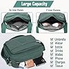 NEWIROVE Umhängetasche Damen Mittelgroß Nylon Wasserdicht Crossbody Bag Leichte Schultertasche Damen Handtaschen Mit Vielen Fächern Sportlich Umhängetasche Für Einkaufen, Reisen, Schule,Grün #2