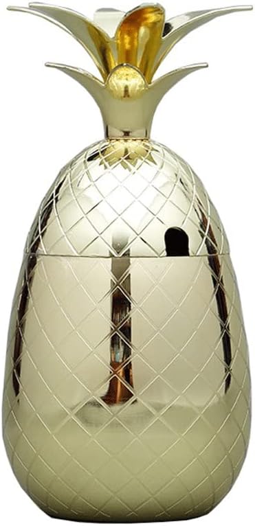 550/900ml Pineapple Ice Bucket, Cocktail Drinks Bucket Winebowls, Stainless Steel Mugs Bar Tools, for Bar Ktv Kitchen Outdoor Party Supplies, Gold
