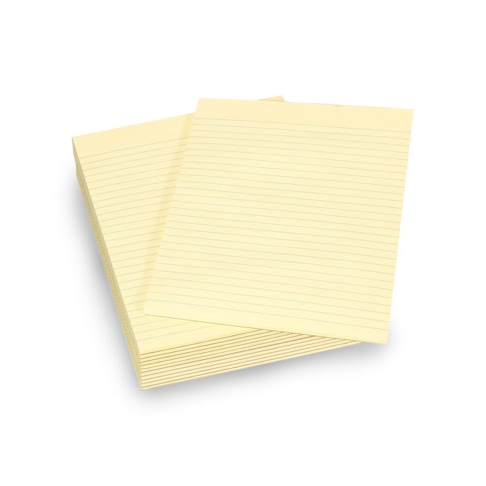 Schule smart 16 Pfund Bond Gummierung, liniert Pads – 8 1/5,1 x 27,9 cm – 12 Pads 50 Blatt – Kanarischen