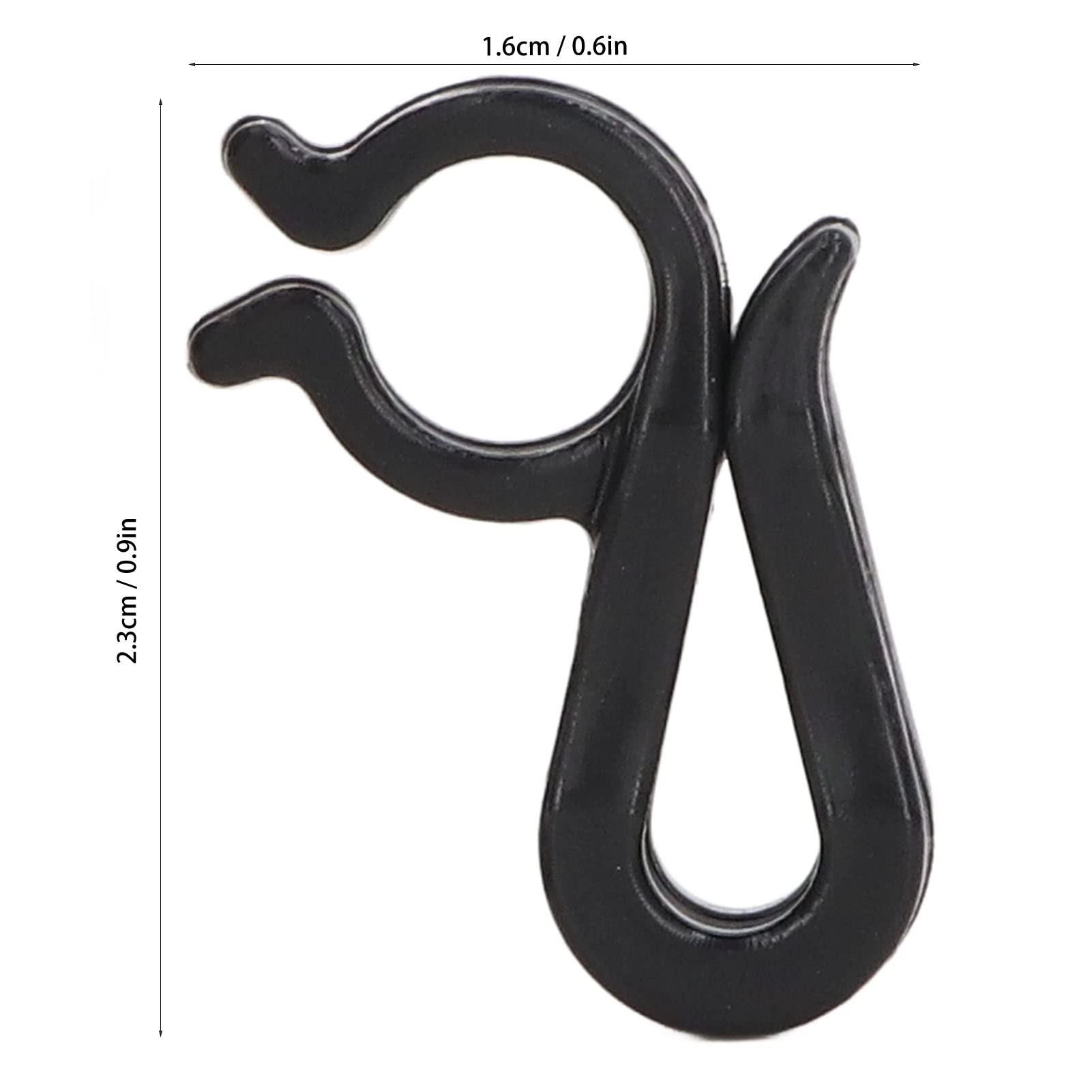 Geegoods Weihnachtslicht-Clips – 50 Stück, 4,8 Cm Für Dachrinne & Zaun, Hält C5/C7/C9 Lichterketten (weiß)
