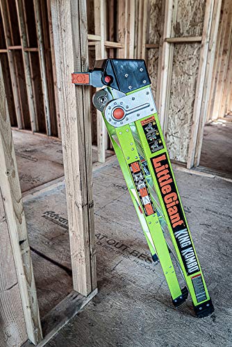 Little Giant Ladders, King Kombo, Professional, 4 Ft. A Frame, 6 Ft. Extension, Fiberglass, Type 1AA, 375 lbs weight rating, (13470-001)