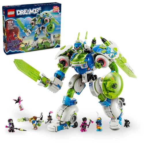LEGO DREAMZzz 3in1 Mateo and Z-Blob the Knight Battle Mech Set, Space Shuttle Toy Rebuilds into 3 Different Robot Action Figures for Boys & Girls, Fantasy Birthday Gift for Kids aged 10 Plus 71485