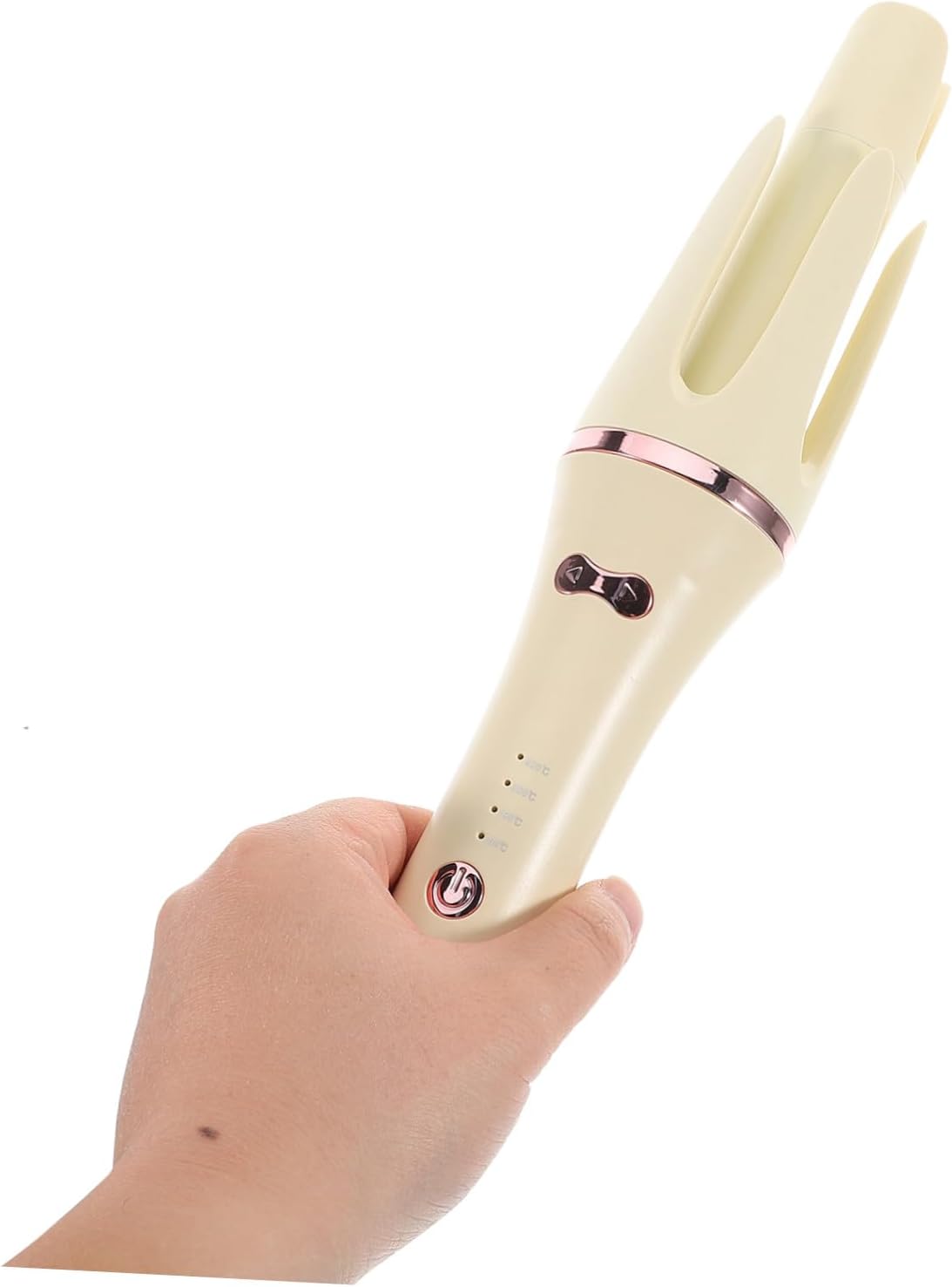 Garneck Automatic Rotating Hair Curler for Women with Ionic Hair Care and Advanced Heating Technology, Portable Curling Wand for On-the-go Styling, US Plug