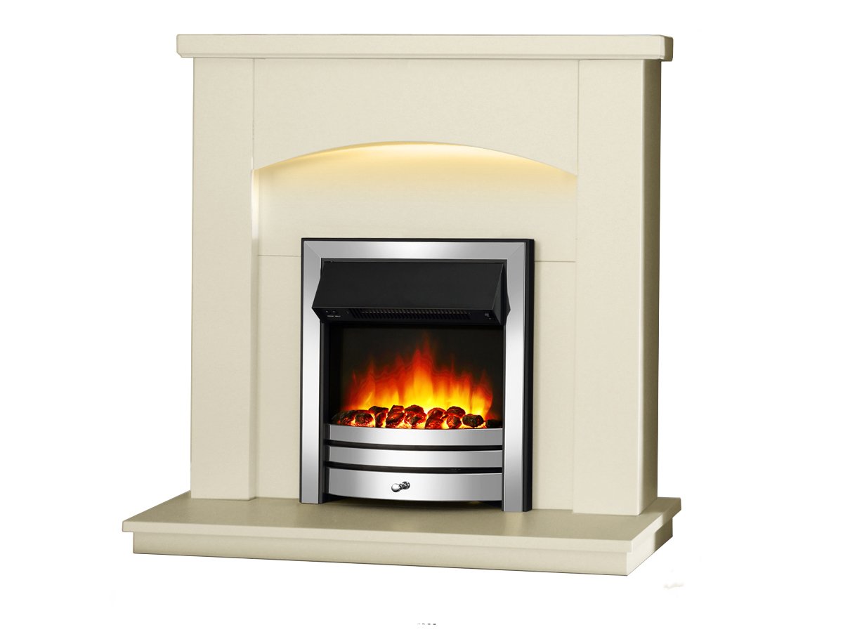 Endeavour Fires New Cayton Electric 42"Fireplace Suite, fitted with