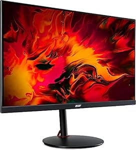 Acer Nitro XV252QF Moniteur de Jeu 24,5" (62 cm) Full HD, 390 Hz OC, 360 Hz DP, 240 Hz HDMI, 1 ms (G2G), 2 x HDMI 2.0, 1.4, réglable en Hauteur, Rotatif, HDMI/DP FreeSync Premium Noir