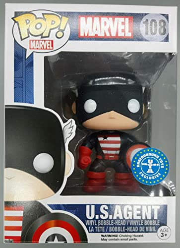 Funko Pdf00005445 - Figura De Marvel De Estados Unidos Agent 108, Color Negro Y Gris
