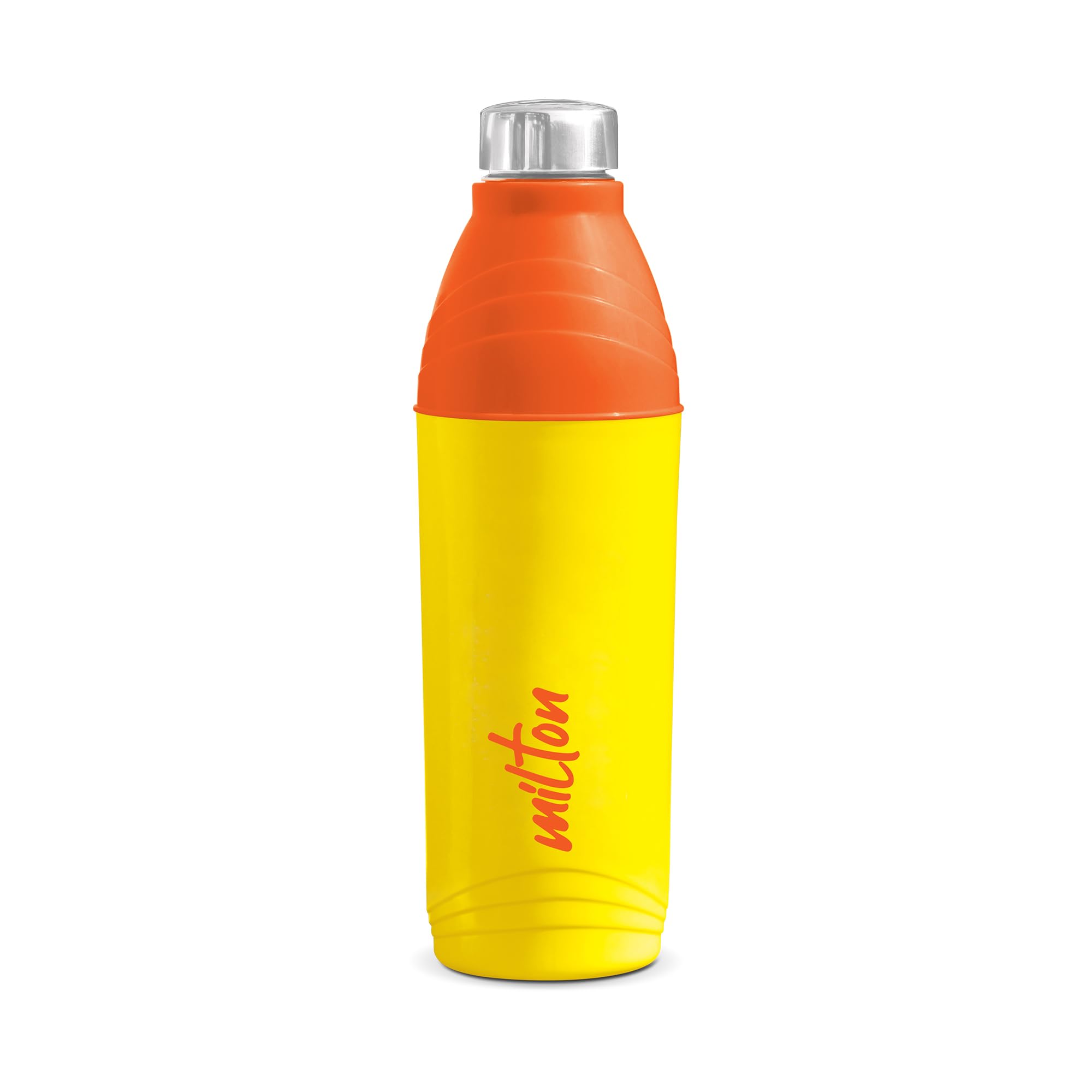 MILTON Kool N Sporty 1200 Plastic Insulated Kids Water Bottle 1150 ml Yellow, PU Insulated, School | Picnic | Leak Proof | BPA Free | Food Grade | Easy to Carry