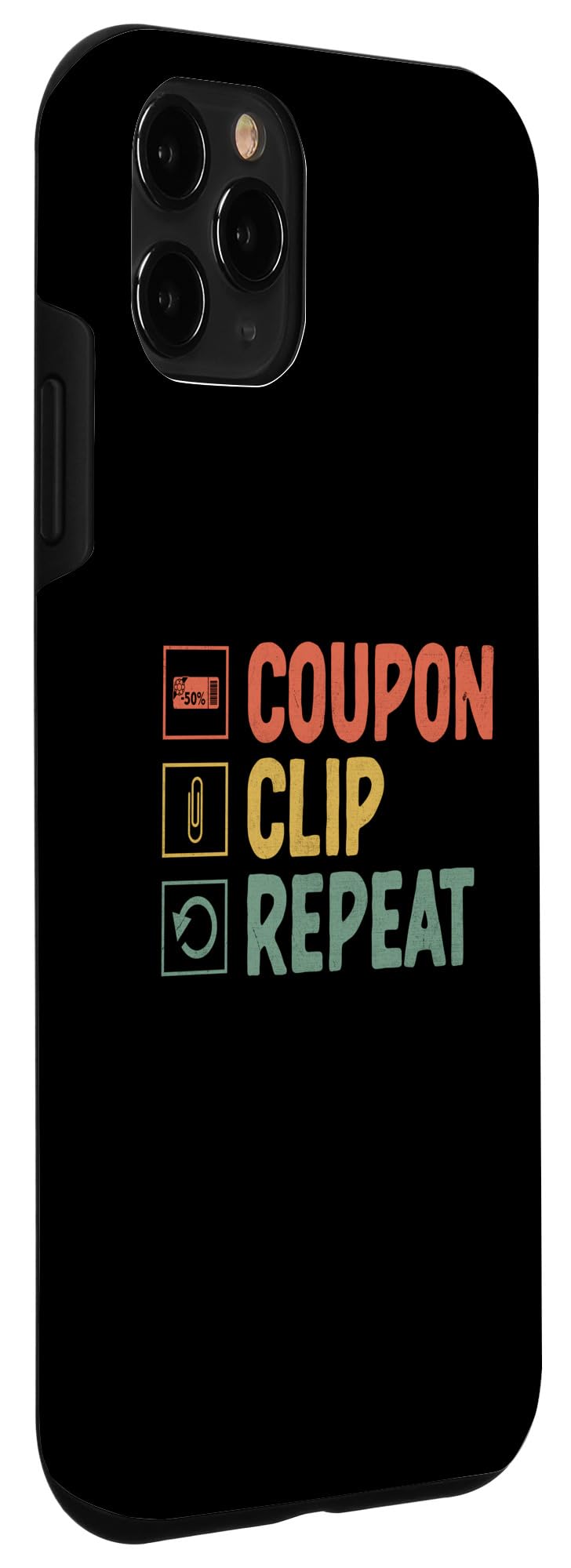iPhone 11 Pro Coupon Clip Repeat Ticket Coupons Shopping Couponing Case - Image 3