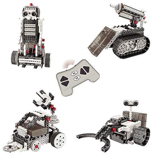 Think Gizmos Build Your Own Robot Toys for Kids â€“ Ingenious Machines Remote Control Robot Building Kit (Space Vehicles)