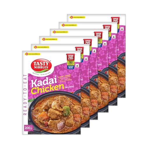 Image of Tasty NIBBBLES KADAI Chicken 200GM Pouch [Pack of 6]