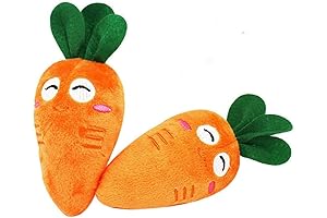 1Pc Cute Carrot Dog Toy for Extended Playtime