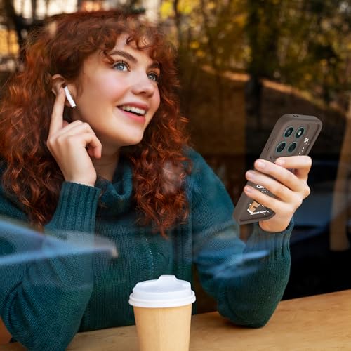 Image of A rtistque Back Cover Case for Motorola Moto Edge 60 Fusion | Edge 60 5G | Cute Fun Cartoon 3D | Silicone Case | Camera Protection | Shock Proof Cover | Motorola Edge 60 Fusion Back Cover - Brown