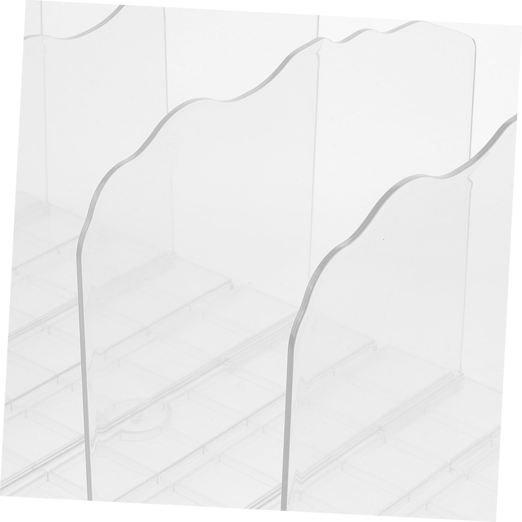 Operitacx Organizador Transparente de Bolsos Estantería de Escritorio de Abs, Diseño Modular Fácil de Usar para Organización en Armarios y Escritorios