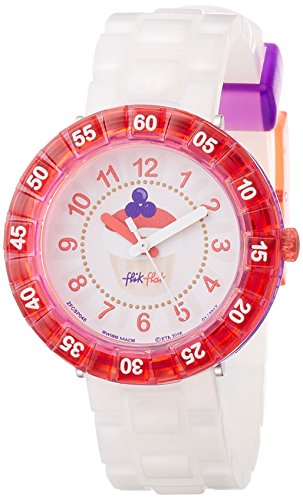 Reloj analógico FlikFlak infantil con divertida correa plástica para el colegio