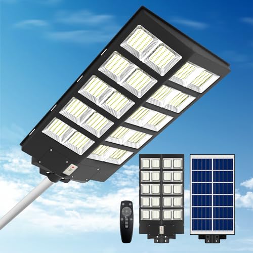 Aiptertet Solar Street Light, 1500W LED,...