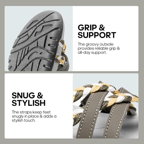Image of DREAM PAIRS Womens Sandals Light Weight Hiking Sandals for Women Comfortable Athletic Quick-Drying Walking Hiking Water Sandals